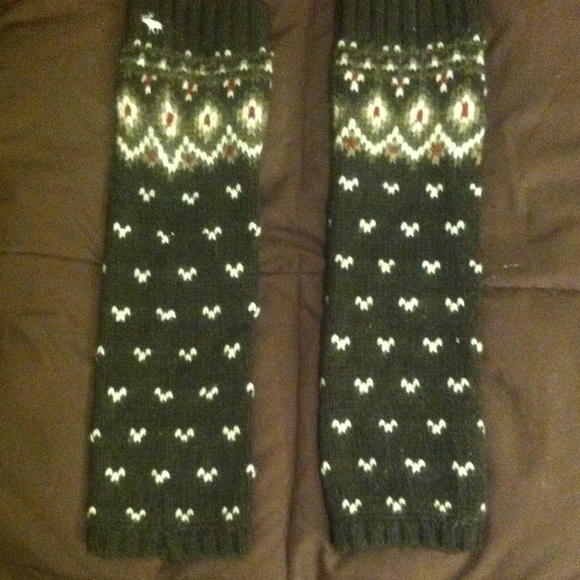 A&F leg warmers