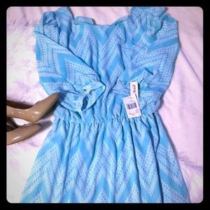 NWT!  My Michelle dress hi-lo bow back detail