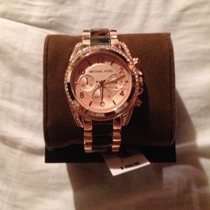 NEW Michael Kors - Rose Gold & Tortoise Watch