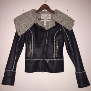 American Rag Faux-Shearling Jacket Size XS