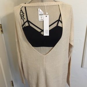 Millau open back sweater