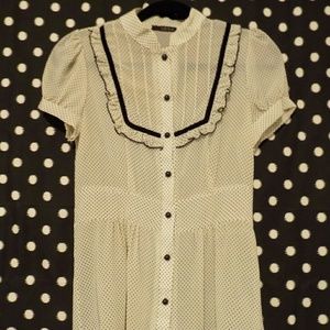 Swiss dot Voxx New York top