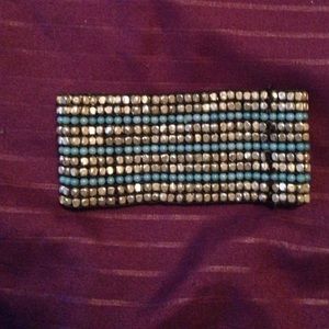 Real and silver bracelet