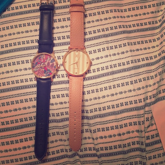 Two watches.