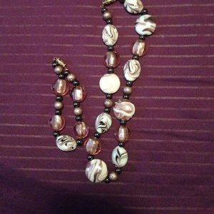 Matching bracelet and necklace