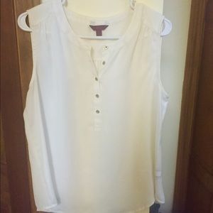 212 Tops - White Sleeveless Blouse 212 Tops - White Sleeveless Blouse