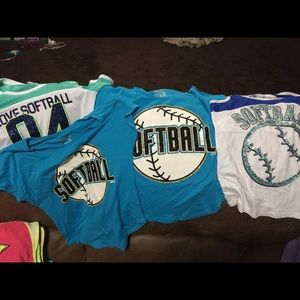 Justice softball outfit lot!