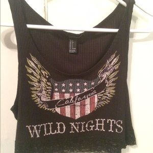 California wild night wings and flag