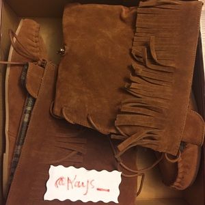 🎀very cute bamboo fringe boots 🎀