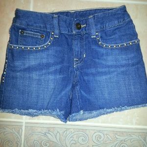 Girls jean Ralph Lauren shorts size 7