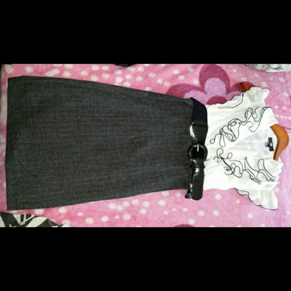 Black and white office dress  size 9