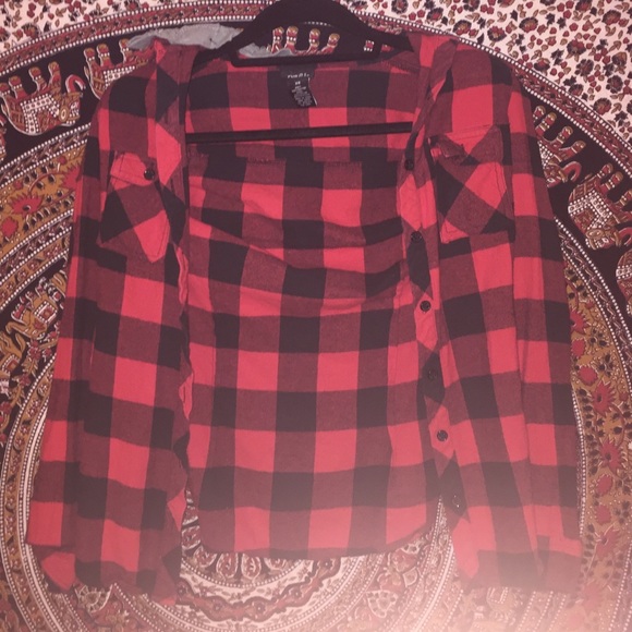 Red and black flannel