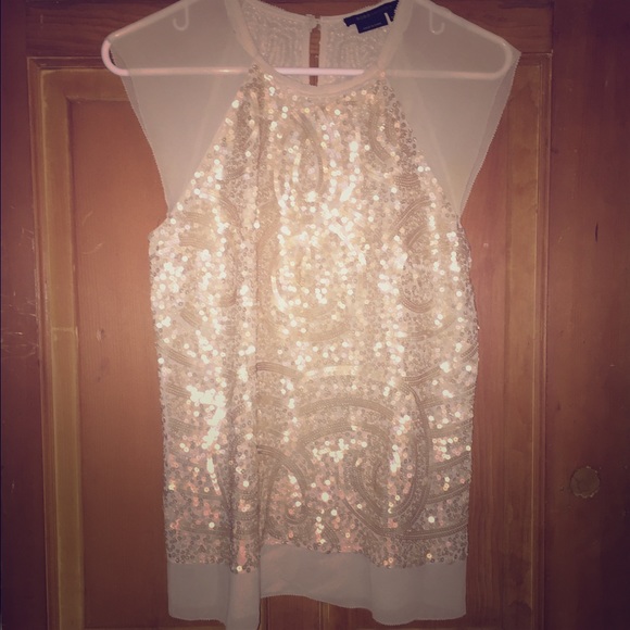 [SOLD] Sequin BCBG top