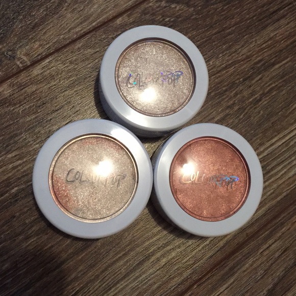 Swatched Colourpop highlighters