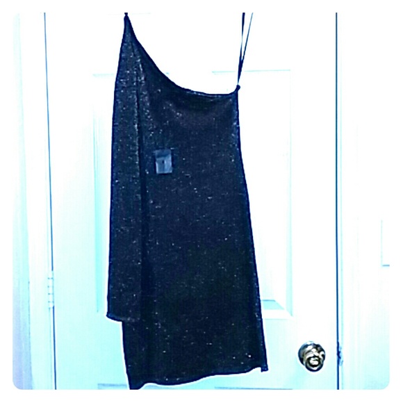 Black mini dress