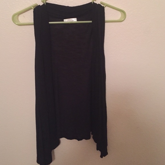 Black cardigan