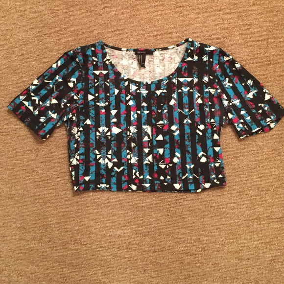 Patterned crop top - Picture 1 of 1