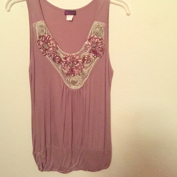Tan blouse