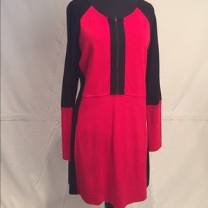 Linn Ritchie color block dress