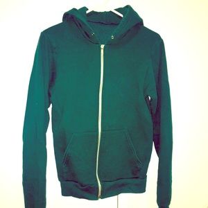 American Apparel Hooded Fleece Zip-Up - Size Sm