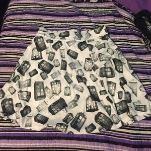 Doctor who skater skirt