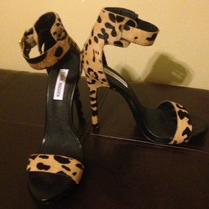 Animal print heels