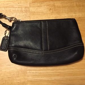 Black Coach Wristlet