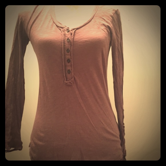 Tops - Dark gray cotton shirt