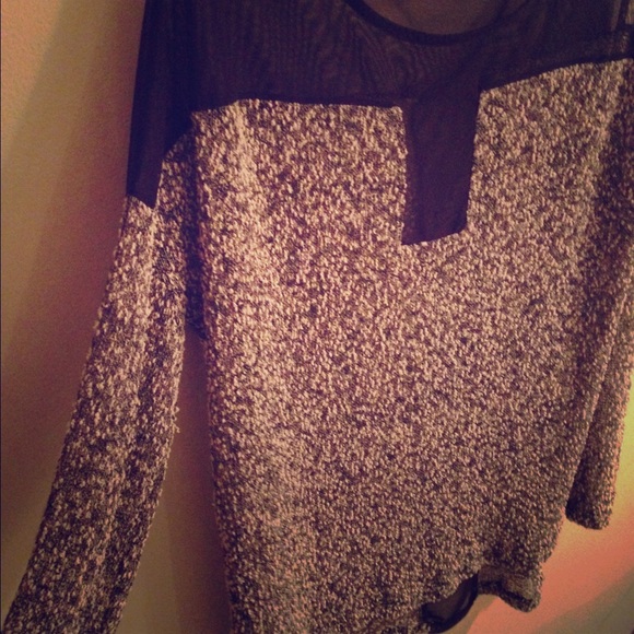 Long sleeve trendy night out shirt