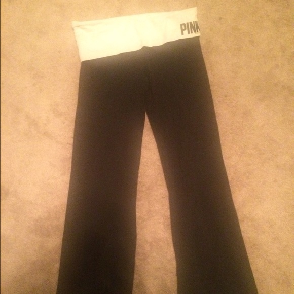Pink size large yoga pants