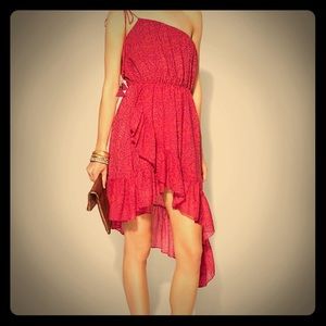 $148 Free People halter style Safari Sun Dress.