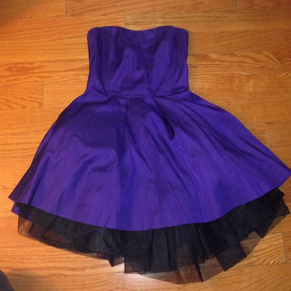 Super fun plum tulle dress