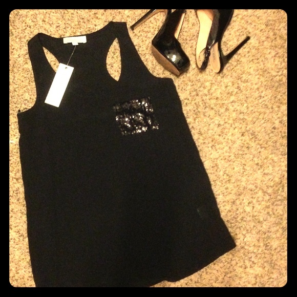 Olive & Oak racerback tank with bling!