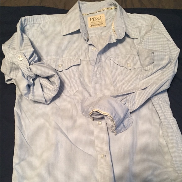Long sleeve button down top. - Picture 1 of 3