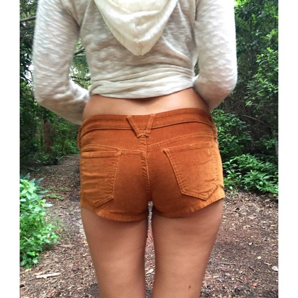 New volcom corduroy shorts