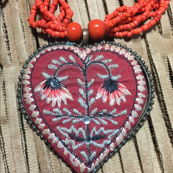 Vintage Antique Heart Necklace