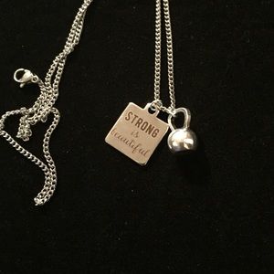 Strong is beautiful Stainless steel necklace