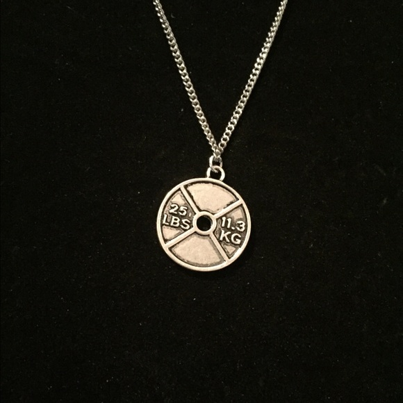 25lb weight stainless steel necklace