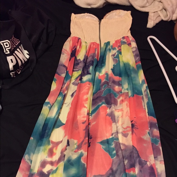Multicolor homecoming/prom dress - Picture 2 of 4