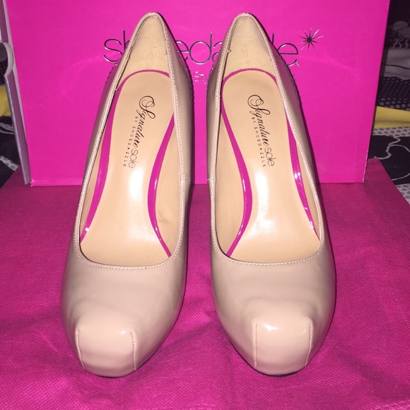 Shoedazzle Nude Pumps (Marlena)