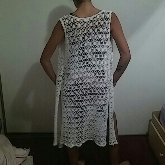 Cute Crocheted Boho Long Cardigan - Picture 3 of 4