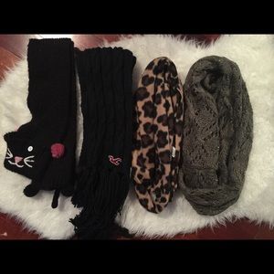 All 4 scarfs for one great price!