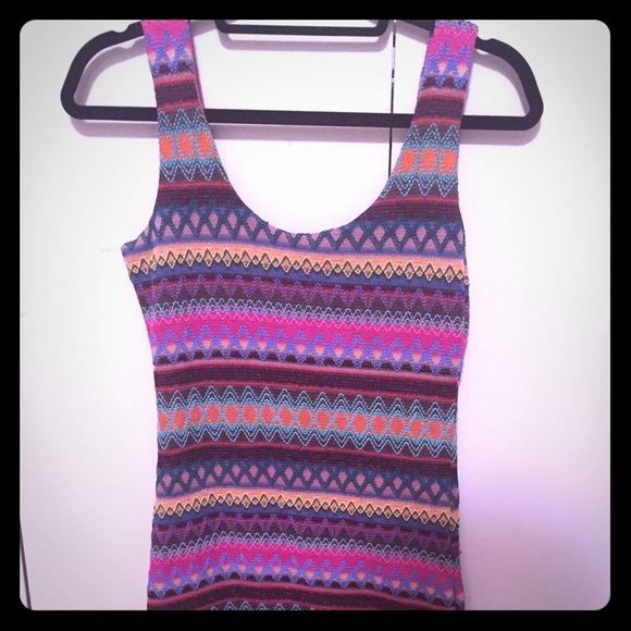 Nasty Gal x MinkPink Multicolor Isabella Dress