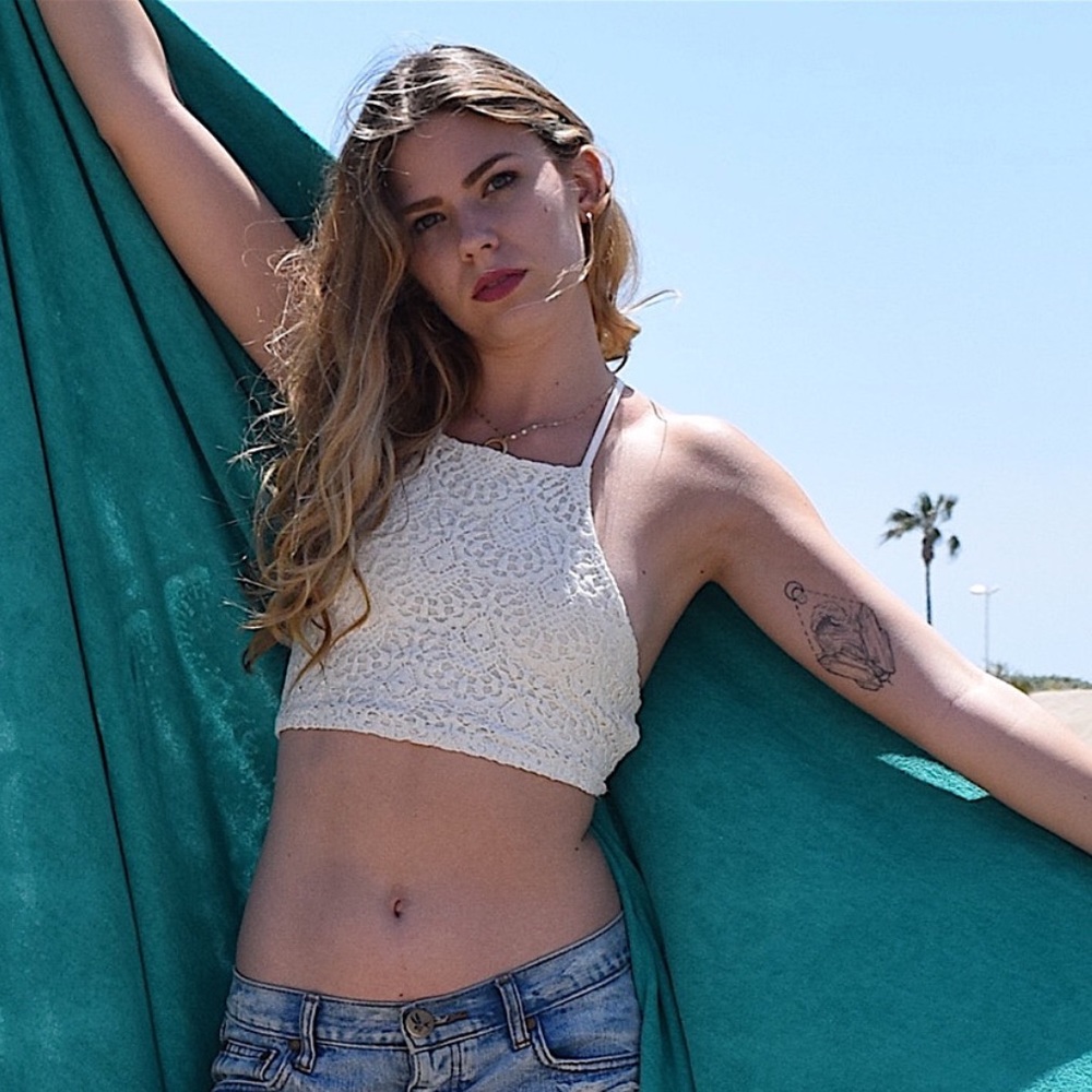 Crochet crop top
