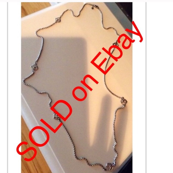 ⛔️SOLD⛔️David Yurman 46" long 6 statio necklace