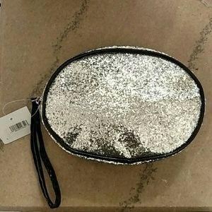 NWT! Sparkly Makeup Bag