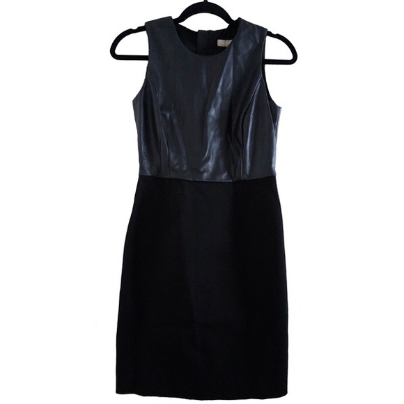 Banana Republic Sloan Fit Faux Leather Dress