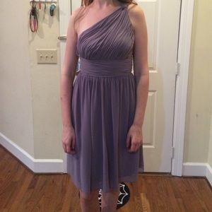 One shoulder party dress