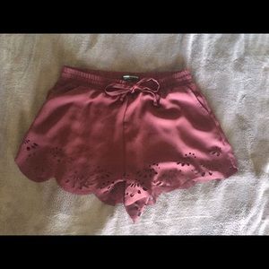 Brandy Melville Maroon Shorts