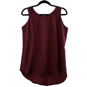 Ann Taylor Burgundy Tank